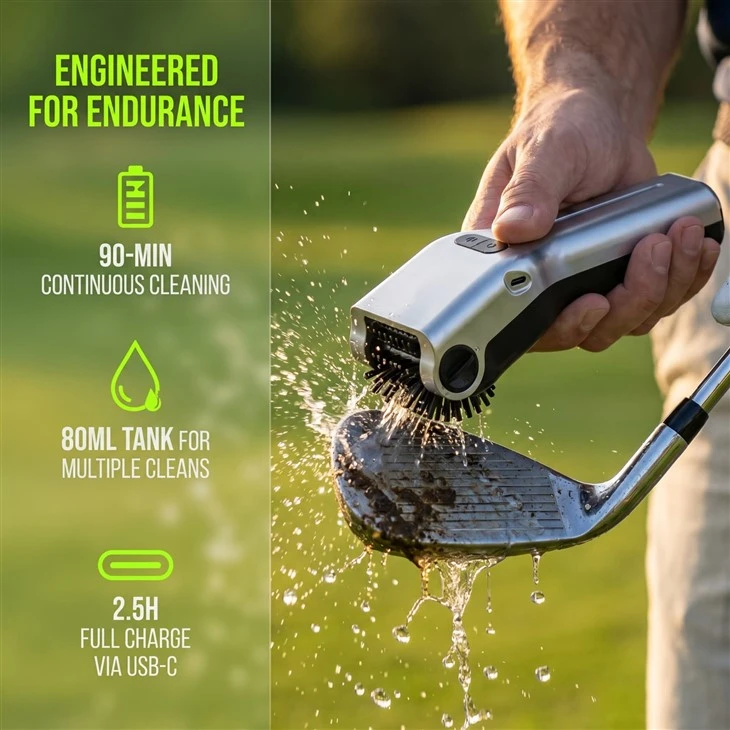 XL368 Cordless Electric Golf Club Cleaner factory
